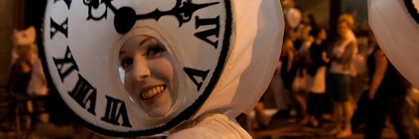 Julia Beers performing in Lullaby Moon XI